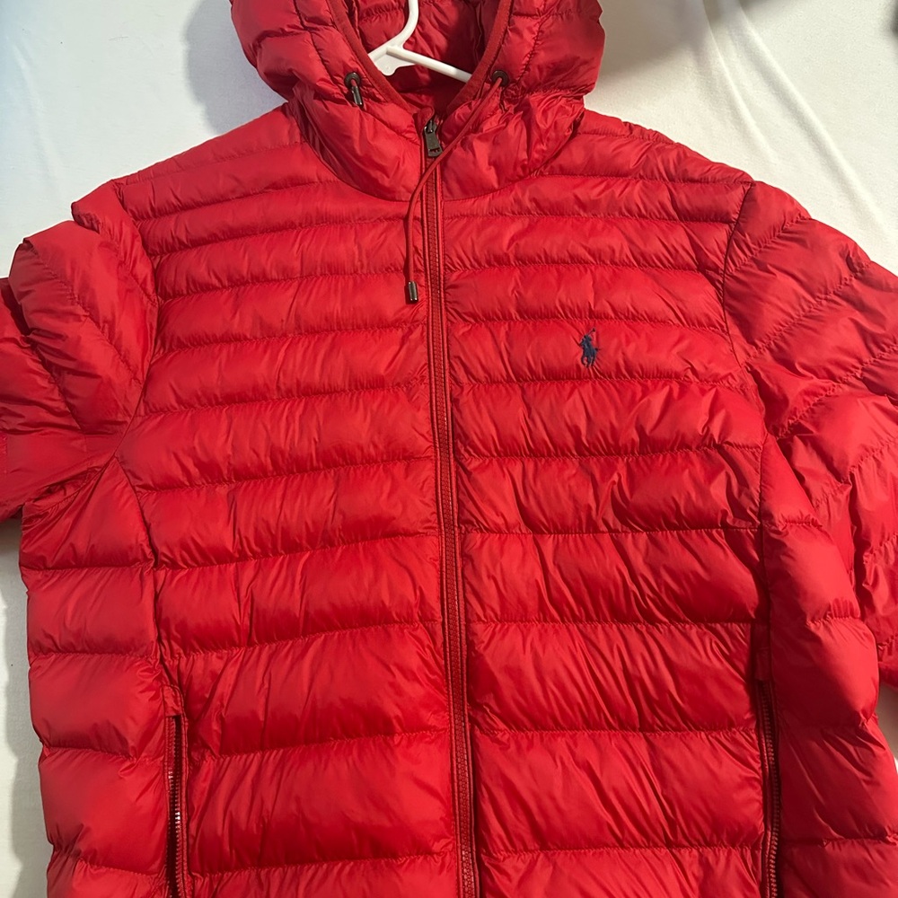 Ralph Lauren Vibrant Red Puffer Jacket